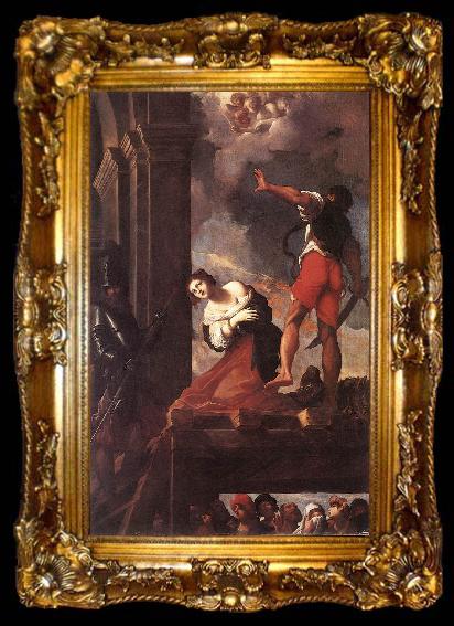 framed  CARRACCI, Lodovico The Martyrdom of St Margaret fg, ta009-2